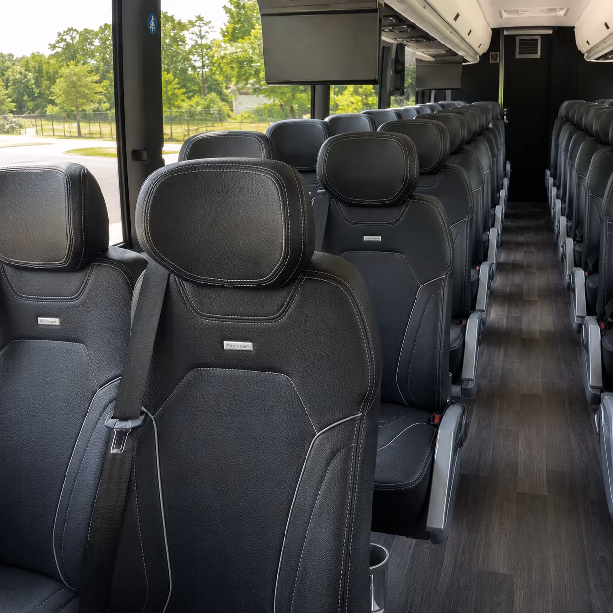 student athlete band and academic competition charter buses